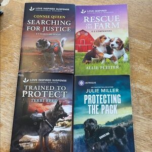 Inspirational Dog Inspired Romance and Intrigue Novel Set